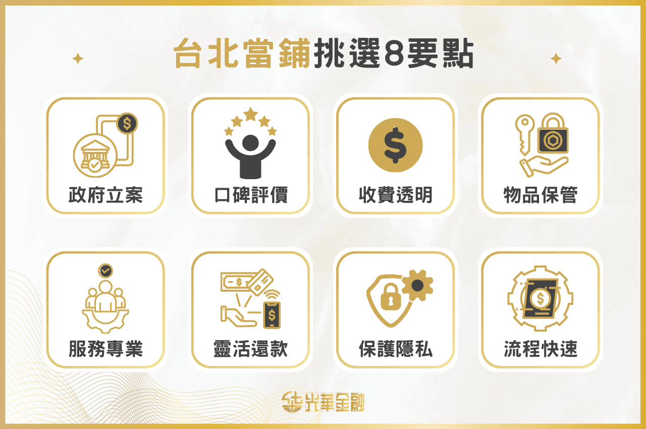 台北當舖怎麼挑