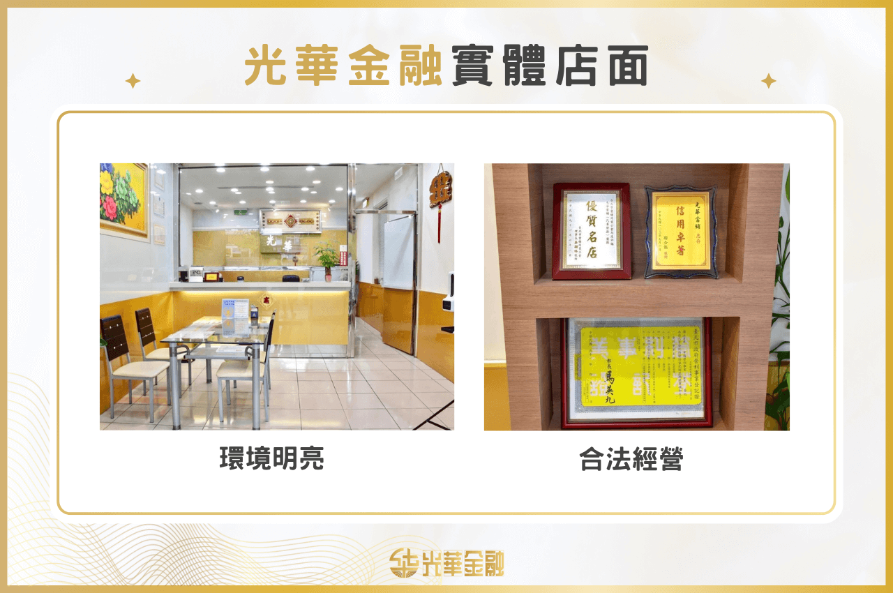 光華金融實體店面
